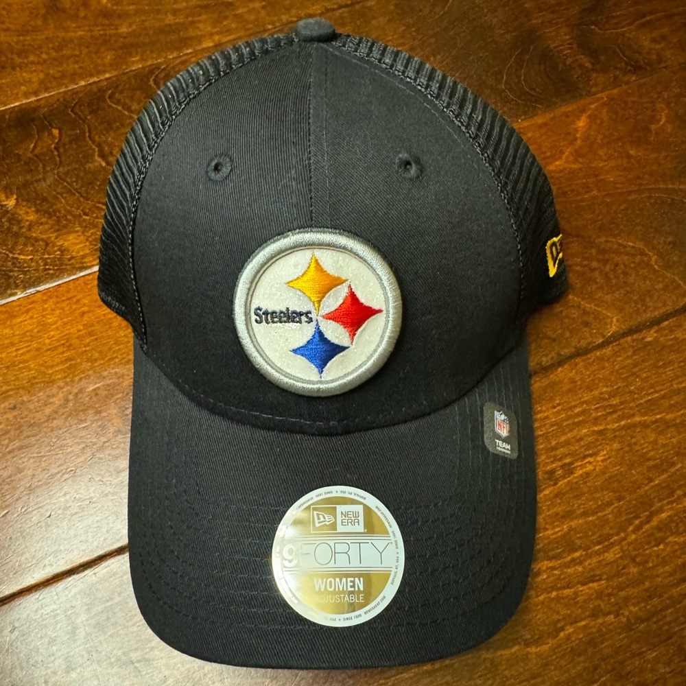 Pittsburgh Steelers NFL Football 9Forty Trucker Hat New Era Women’s Sparkle